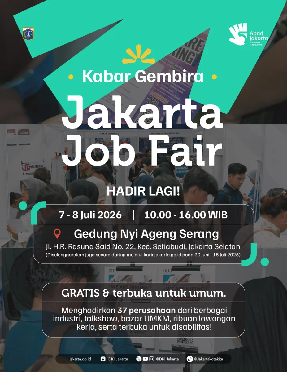 Job Fair Kabupaten Nias Utara 2026 (Suku Dinas TKTE Wilayah Kabupaten Nias Utara Barat) : 7-8 Juli 2026